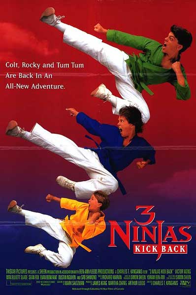 Постер к фильму Три ниндзя (1992)