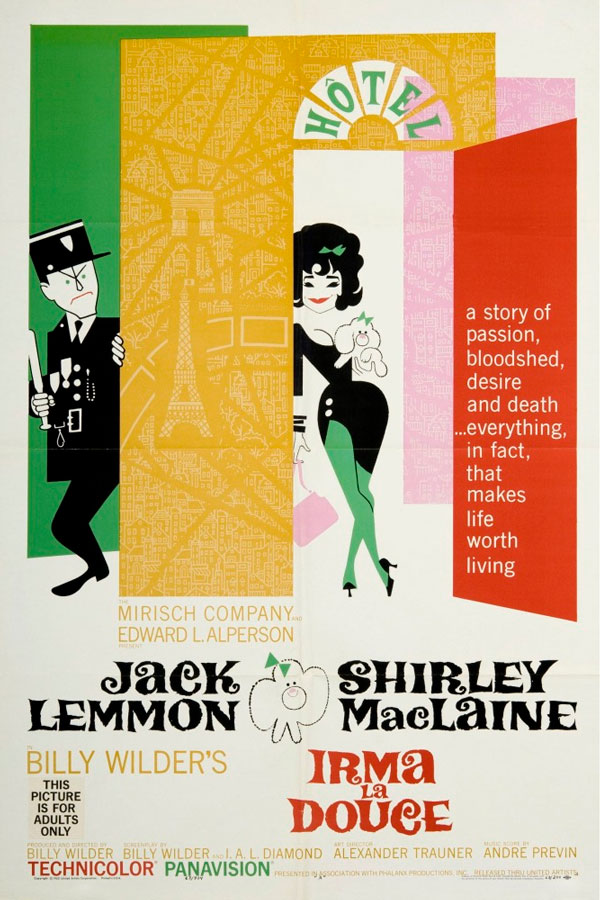 Постер к фильму Нежная Ирма (1963)